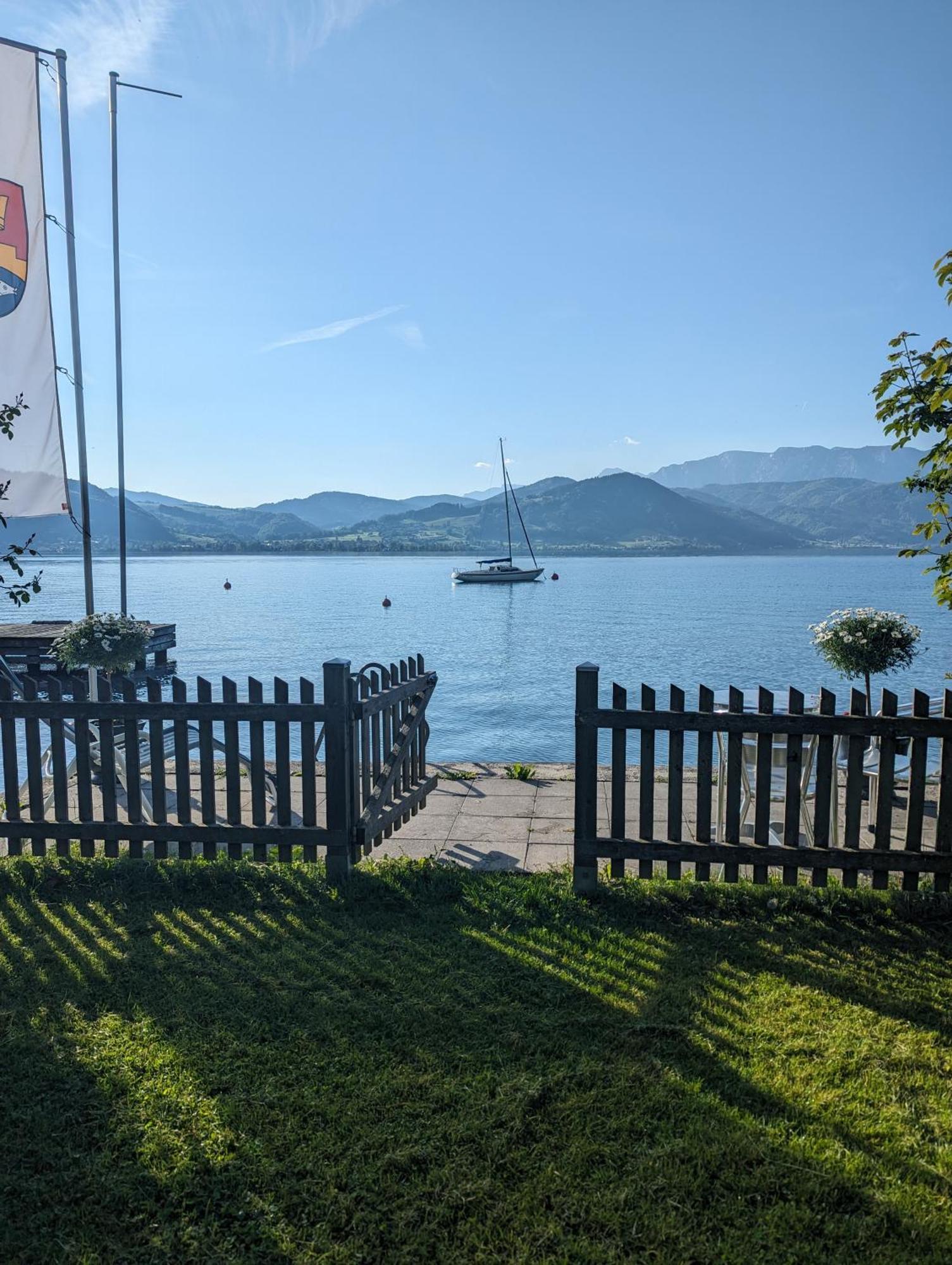 Seehaus Miglbauer Attersee Exterior foto
