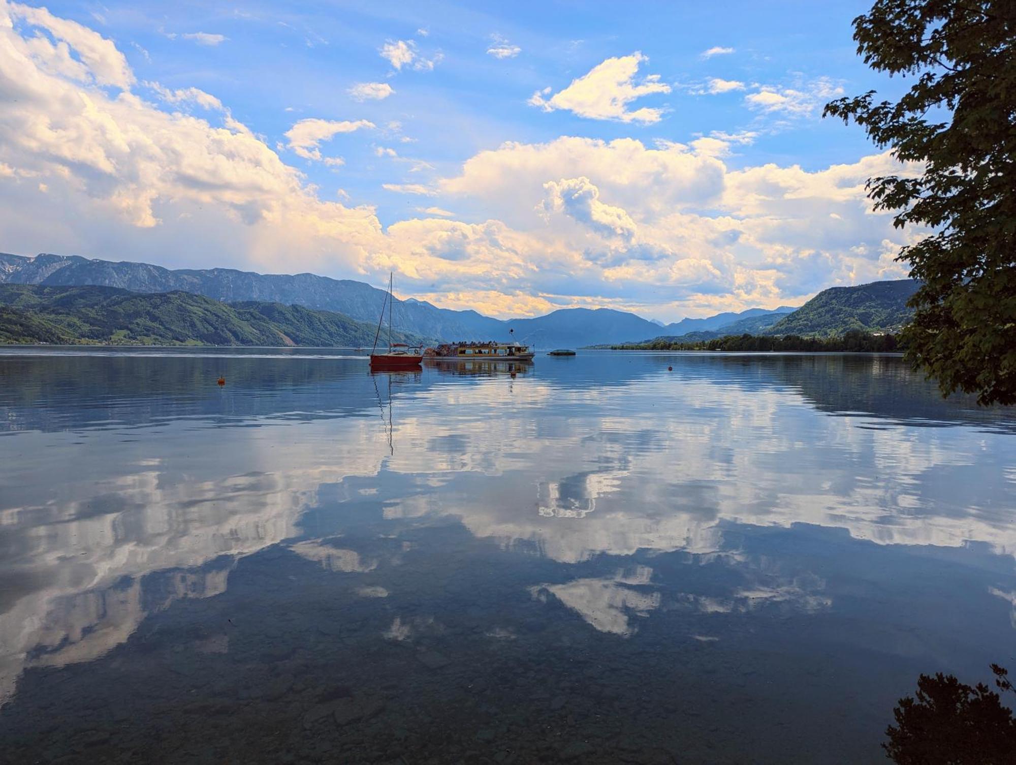 Seehaus Miglbauer Attersee Exterior foto