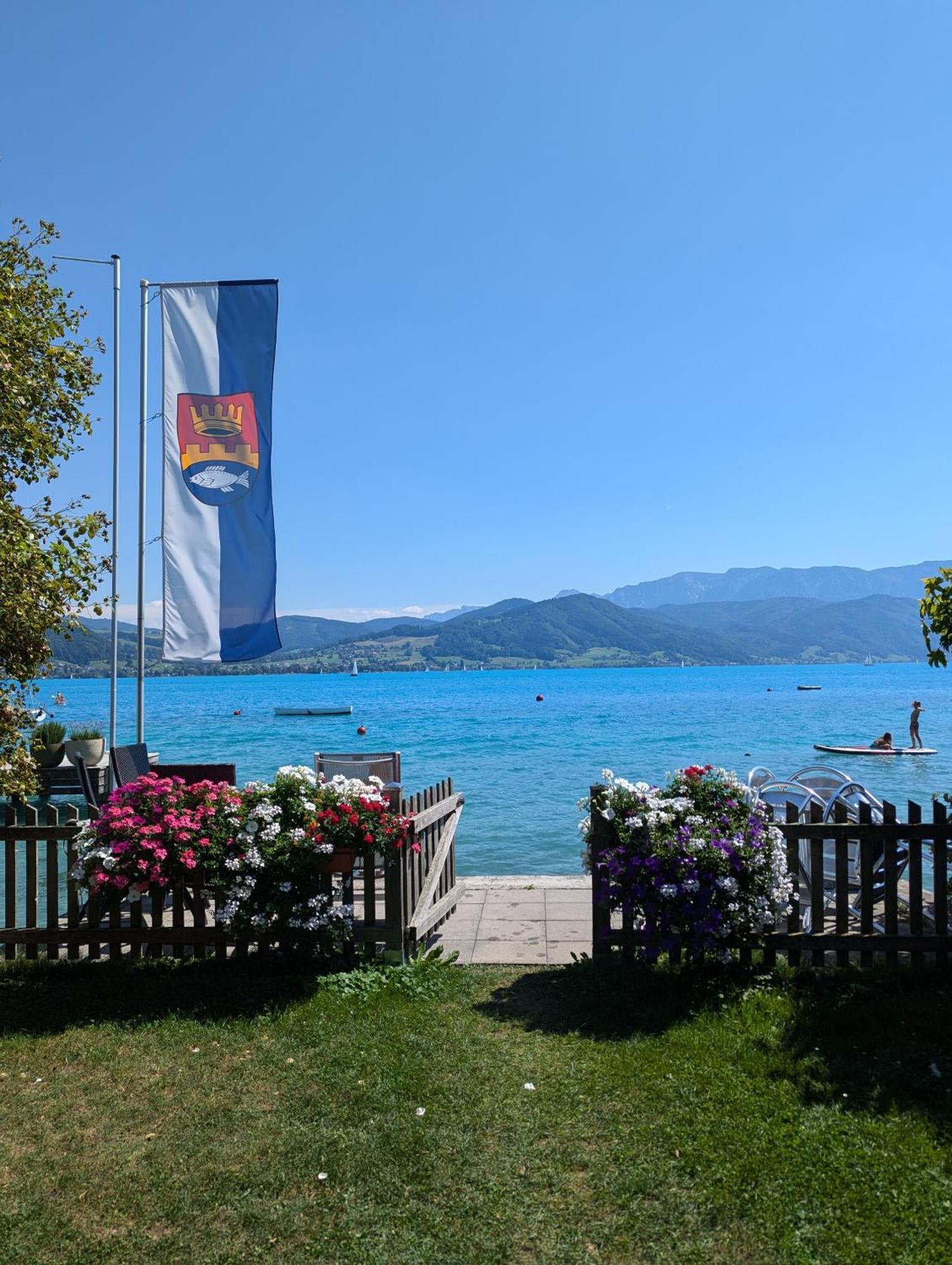 Seehaus Miglbauer Attersee Exterior foto